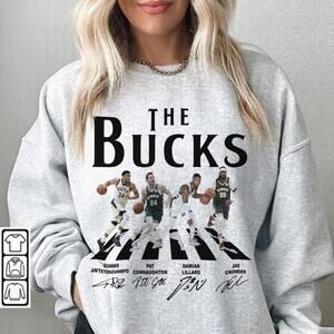 Bucks Abbey Road Signatures Basketball Damian Lillard Sweatshirt